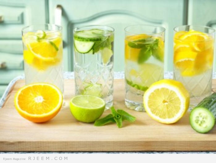 تخلص من انتفاخ الكرش و الشحوم و نظف جسمك من السموم مع الخيار و الليمون