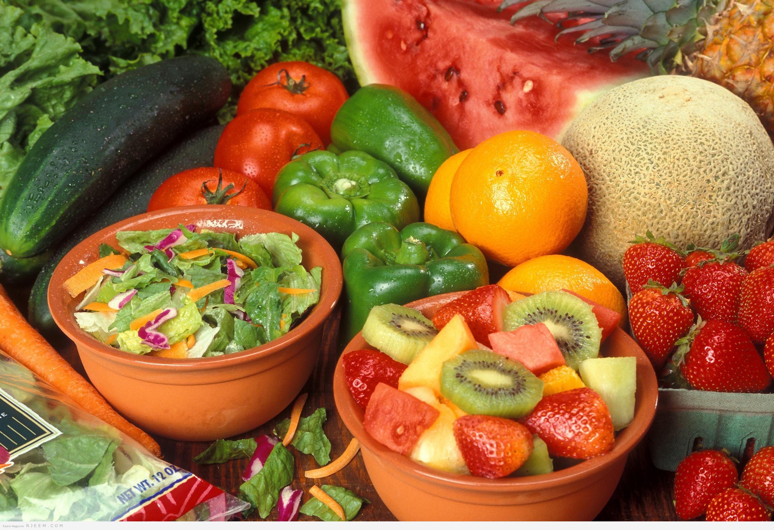 أفكار لتناول الخضروات والفاكهة بنسبة أكبر