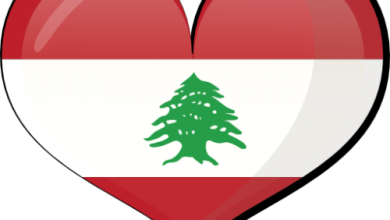 صور رسومات علم لبنان