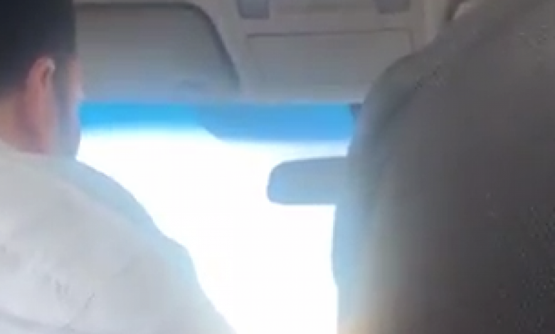 فيديو سائق عربي لـ مواطنة ما تركبيش مع سعوديين