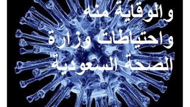 فيروس كورونا والوقاية منه واحتياطات وزارة الصحة السعودية