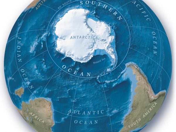 موقع المحيط القطبي الجنوبي